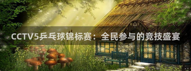 球神直播足球直播在线观看：CCTV5乒乓球锦标赛：全民参与的竞技盛宴